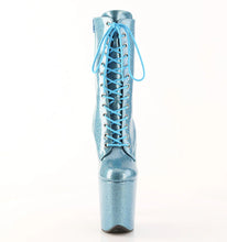 Cargar imagen en el visor de la galería, Tacones Pleaser FLAMINGO-1040GP B. Azul Purpurina
