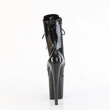 Cargar imagen en el visor de la galería, Tacones Pleaser FLAMINGO-1040GP Negro Purpurina Charol
