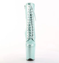 Carregar imagem no visualizador da galeria, Tacones Pleaser FLAMINGO-1040GP Mint Purpurina Charol

