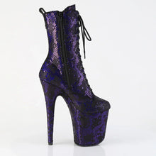 Carregar imagem no visualizador da galeria, Tacones Pleaser FLAMINGO-1040SPF Morado Snake Print
