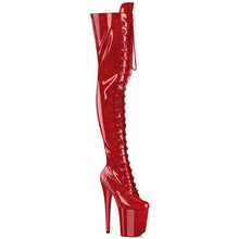 Carregar imagem no visualizador da galeria, Botas de Pole Dance PLEASER FLAMINGO-3020GP VERMELHO 
