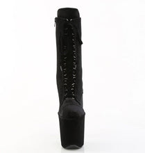 Load image into Gallery viewer, Tacones Pleaser FLAMINGO-1045VEL Negro Velvet
