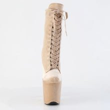 Cargar imagen en el visor de la galería, Tacones Pleaser FLAMINGO-1045VEL Crema Velvet M

