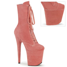 Cargar imagen en el visor de la galería, Tacones Pleaser FLAMINGO-1045VEL Dusty Rosa Velvet

