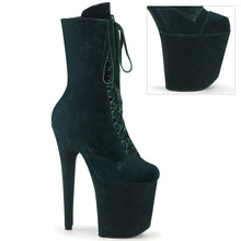 Carregar imagem no visualizador da galeria, Tacones Pleaser FLAMINGO-1045VEL Emerald Verde Velvet
