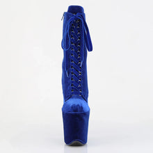 Carregar imagem no visualizador da galeria, Tacones Pleaser FLAMINGO-1045VEL Navy Azul Velvet
