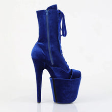 Carregar imagem no visualizador da galeria, Tacones Pleaser FLAMINGO-1045VEL Navy Azul Velvet

