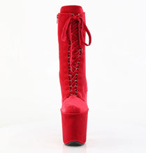Cargar imagen en el visor de la galería, Tacones Pleaser FLAMINGO-1045VEL Rojo Velvet
