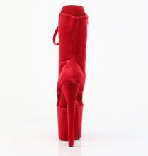 Cargar imagen en el visor de la galería, Tacones Pleaser FLAMINGO-1045VEL Rojo Velvet

