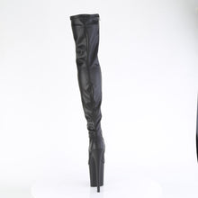 Cargar imagen en el visor de la galería, Botas Pleaser FLAMINGO-3000 - Negro piel sintética / Negro mate
