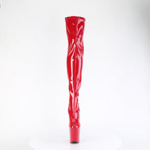 Cargar imagen en el visor de la galería, Botas Pleaser FLAMINGO-3000 - Rojo charol elástico / Rojo
