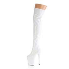Cargar imagen en el visor de la galería, Tacones Pleaser FLAMINGO-3000HWR Blanco Str. Holo
