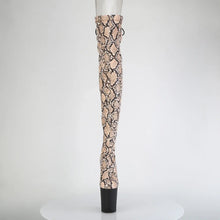 Carregar imagem no visualizador da galeria, Tacones Pleaser FLAMINGO-3008SP-BT Tan Marrón Snake

