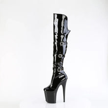 Cargar imagen en el visor de la galería, Tacones Pleaser FLAMINGO-3018 Negro Str. Charol
