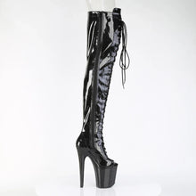 Cargar imagen en el visor de la galería, Tacones Pleaser FLAMINGO-3021GP Negro Purpurina Charol

