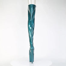 Load image into Gallery viewer, Tacones Pleaser FLAMINGO-3021GP Teal Purpurina Charol
