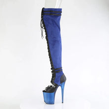 Cargar imagen en el visor de la galería, Tacones Pleaser FLAMINGO-3027 Azul Faux Suede
