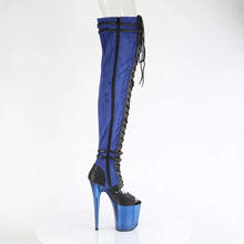 Cargar imagen en el visor de la galería, Tacones Pleaser FLAMINGO-3027 Azul Faux Suede
