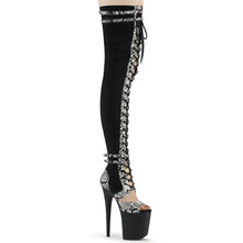 Load image into Gallery viewer, Tacones Pleaser FLAMINGO-3027SP Negro Faux Suede

