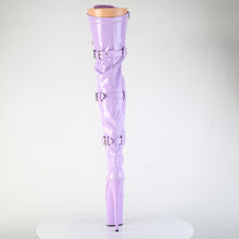 Carregar imagem no visualizador da galeria, Botas Pleaser FLAMINGO-3028 - Verniz lavanda elástico / Lavanda
