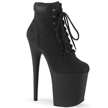 Carregar imagem no visualizador da galeria, Tacones Pleaser FLAMINGO-800TL-02 Negro Nubuck Piel
