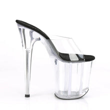 Cargar imagen en el visor de la galería, Tacones Pleaser FLAMINGO-801 Transparente Negro
