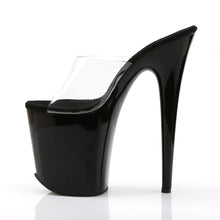 Cargar imagen en el visor de la galería, Tacones Pleaser FLAMINGO-801 Transparente Negro
