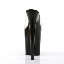 Cargar imagen en el visor de la galería, Tacones Pleaser FLAMINGO-801 Transparente Negro
