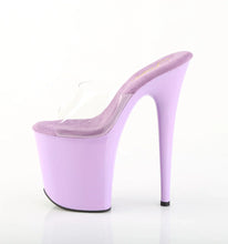 Load image into Gallery viewer, Tacones Pleaser FLAMINGO-801 Transparente Lavanda
