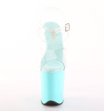 Cargar imagen en el visor de la galería, Tacones Pleaser FLAMINGO-808 - Transparente / Aqua
