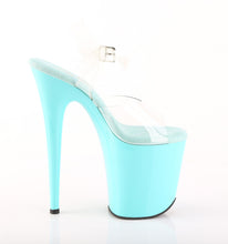 Cargar imagen en el visor de la galería, Tacones Pleaser FLAMINGO-808 - Transparente / Aqua
