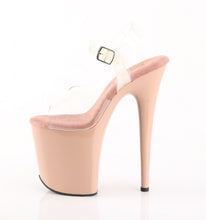 Carregar imagem no visualizador da galeria, Sapatos de salto alto Pleaser FLAMINGO-808 - Transparente / Rosa blush
