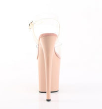 Carregar imagem no visualizador da galeria, Sapatos de salto alto Pleaser FLAMINGO-808 - Transparente / Rosa blush
