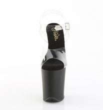 Cargar imagen en el visor de la galería, Tacones Pleaser FLAMINGO-808 - Transparente / Negro mate
