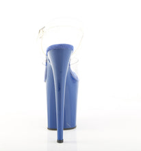 Cargar imagen en el visor de la galería, Tacones Pleaser FLAMINGO-808 - Transparente-azul royal / Azul royal
