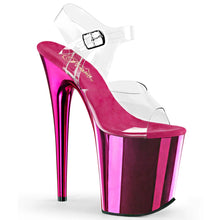 Load image into Gallery viewer, Pole Dance Sandal PLEASER FLAMINGO-808 - Chrome Various Colors 
