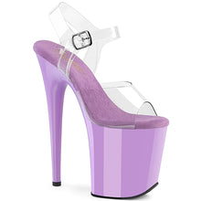 Cargar imagen en el visor de la galería, Tacones Pleaser FLAMINGO-808 - Transparente / Lavanda

