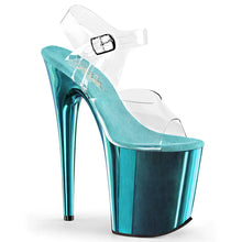 Load image into Gallery viewer, Pole Dance Sandal PLEASER FLAMINGO-808 - Chrome Various Colors 
