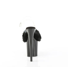 Cargar imagen en el visor de la galería, Tacones Pleaser FLAMINGO-808FUR Negro Faux Fur
