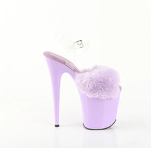 Cargar imagen en el visor de la galería, Tacones Pleaser FLAMINGO-808FUR Lavanda Faux Fur
