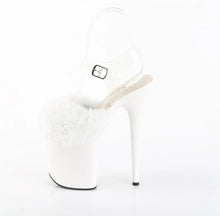 Cargar imagen en el visor de la galería, Tacones Pleaser FLAMINGO-808FUR Blanco Faux Fur
