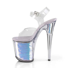 Cargar imagen en el visor de la galería, Tacones Pleaser FLAMINGO-808MC Transparente Lavanda Hologram
