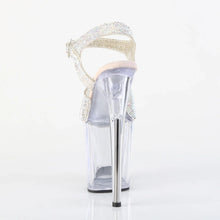 Cargar imagen en el visor de la galería, Tacones Pleaser FLAMINGO-808N-RS Plata Transparente
