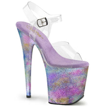 Cargar imagen en el visor de la galería, Tacones Pleaser FLAMINGO-808NEB Transparente Lavanda

