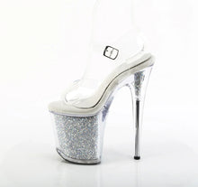 Cargar imagen en el visor de la galería, Tacones Pleaser FLAMINGO-808PREM-RSI Transparente Plata
