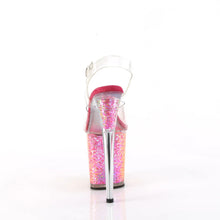 Cargar imagen en el visor de la galería, Tacones Pleaser FLAMINGO-808RG-02 Transparente Rainbow Confetti
