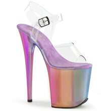 Carregar imagem no visualizador da galeria, Tacones Pleaser FLAMINGO-808RMT Transparente Rainbow Misty
