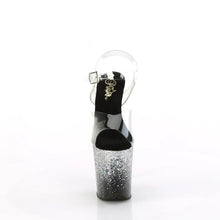 Carregar imagem no visualizador da galeria, Tacones Pleaser FLAMINGO-808SS Transparente Negro Plata
