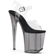Load image into Gallery viewer, Tacones Pleaser FLAMINGO-808T Transparente Ahumado
