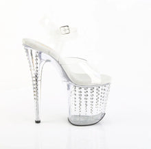 Load image into Gallery viewer, Tacones Pleaser FLAMINGO-808TDRS Transparente Plata
